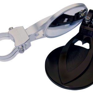 4.0" Round Full Billet Convex Side Mirror